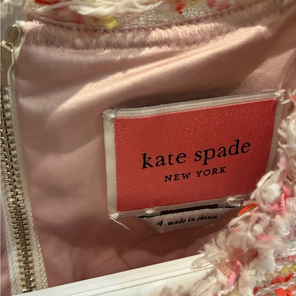 Kate Spade Pink and White Tweed Dress - Picture 2 of 4